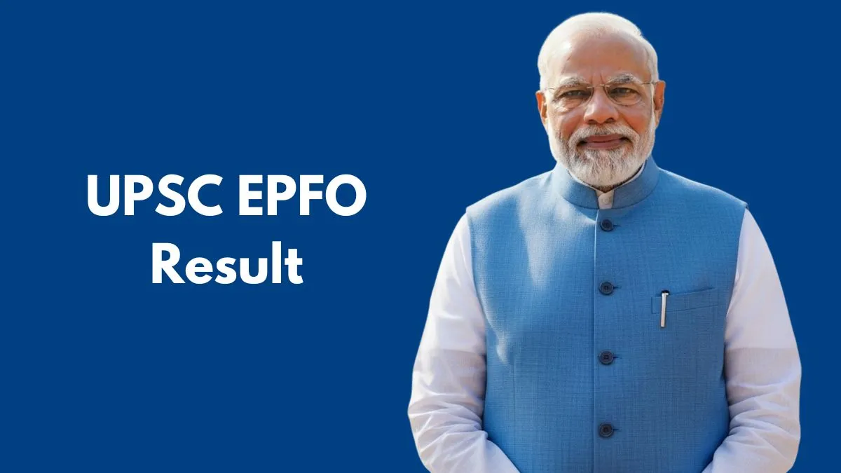 UPSC EPFO Result